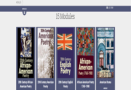 American and English full text literature collections screenshot