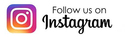 Instagram logo with text Follow us on Instagram