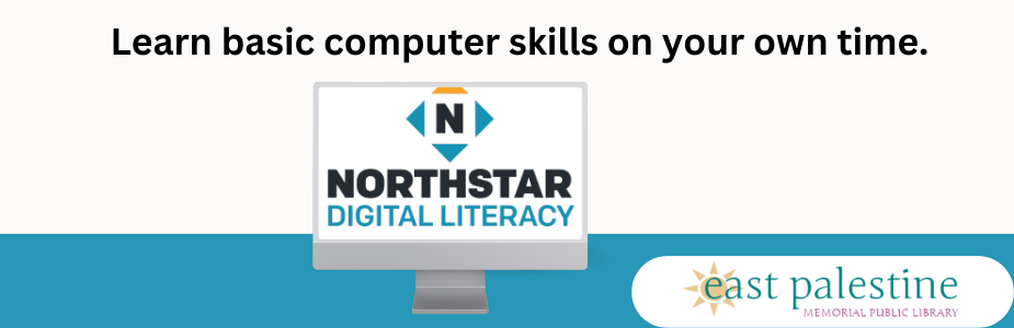 Northstar Digital Literacy on computer monitor screen with green border