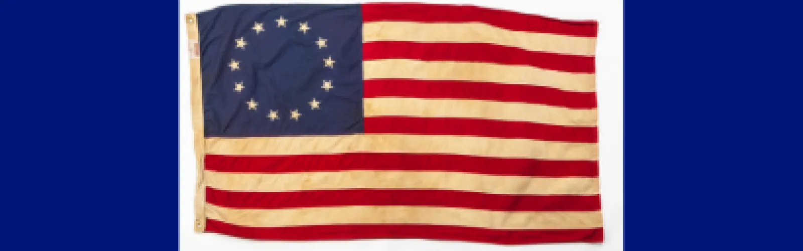 United States flag with thirteen stars